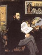Edouard Manet Portrait of Emile Zola Sweden oil painting artist